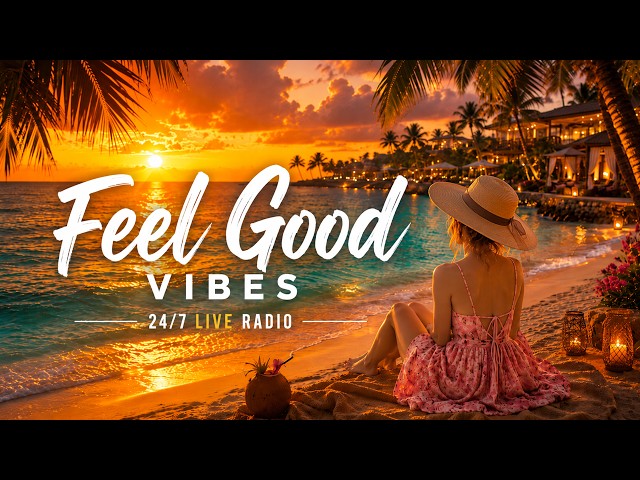 The Good Life Radio • 24/7 Live Radio | Best Relax House, Chillout, Study, Running, Gym, Happy Music