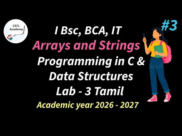 C Program to Find Largest and Smallest Elements in an Array | C Program to Count Vowels & Consonants