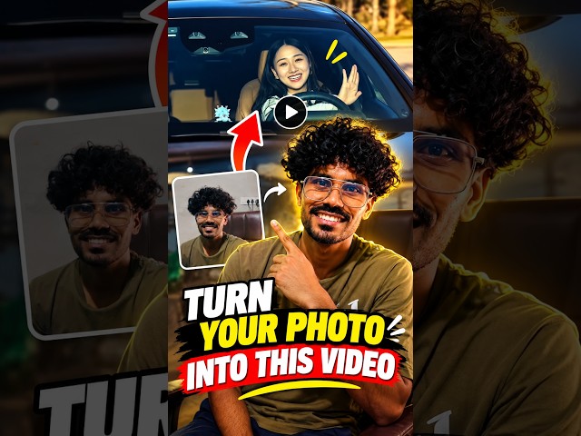 Turn Your Photo Into This Viral AI Video 🤯| Easy AI Video Trick #AIVideo #AIVideoEditing #AIEditing
