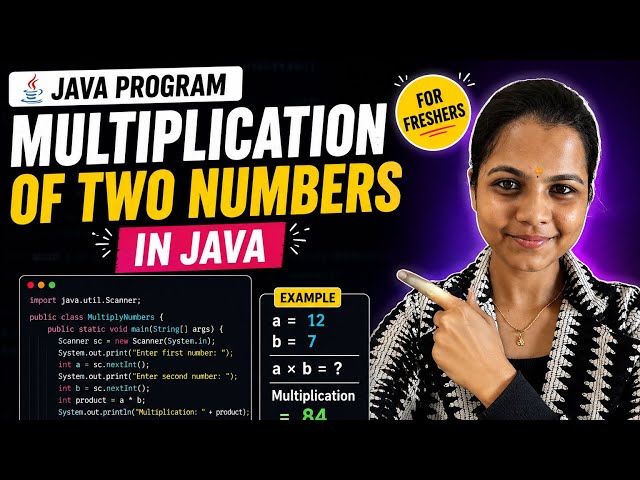 Multiplication of Two Numbers in Java