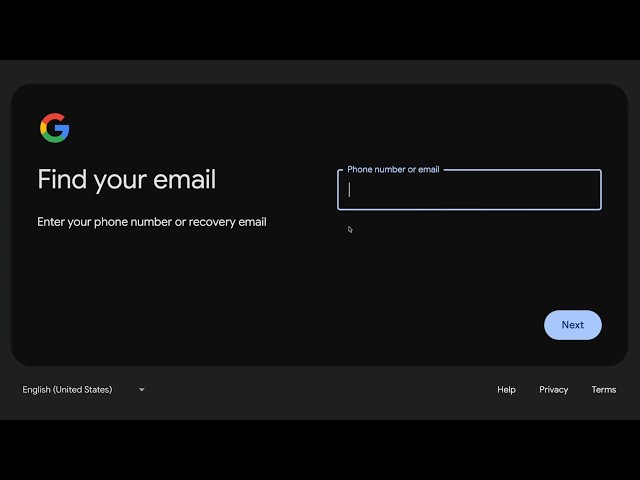 Forgot Email | How to recover your Google Account or Gmail