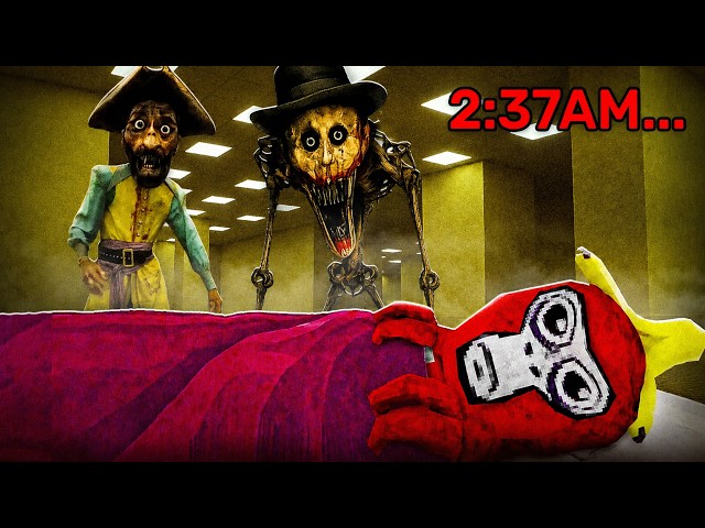 We Slept Overnight in The Gorilla Tag Backrooms...