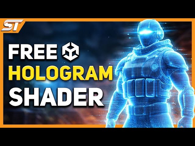 FREE Realistic Hologram Shader URP (Unity 6 Tutorial)