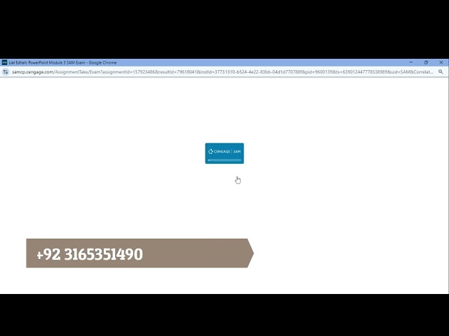 PowerPoint Module 3 Sam Exam | CISC 120 Intro Computers/App Software | PowerPoint Module 3 SAM EXAM