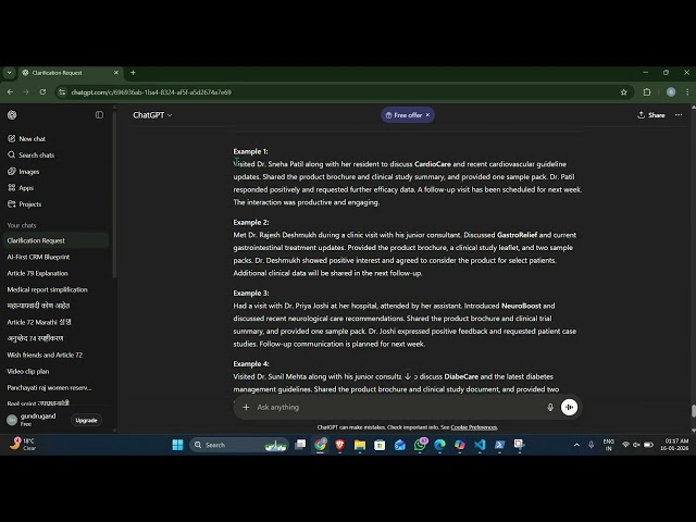 I-Powered HCP CRM | LangGraph Agent + Groq LLM + FastAPI + Reactnew #task #llm #react #python