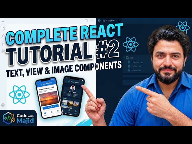 Complete React Native Tutorial-2026 #2 - Text, View & Image Components