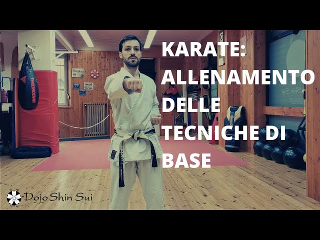 Karate: allenamento delle tecniche di base