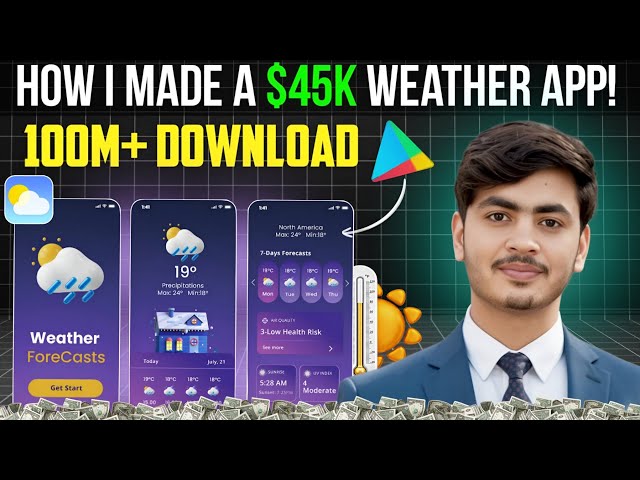 How I Made $45,000 from a Simple Weather App | How to Create Weather Apps With Chatgpt & AI 2025