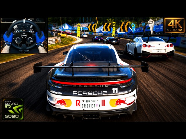 Porsche 911 GT3 - Forza Horizon 6 | Hokubu Circuit 10-Lap Race | MOZA R9 Steering Wheel | RTX 5090