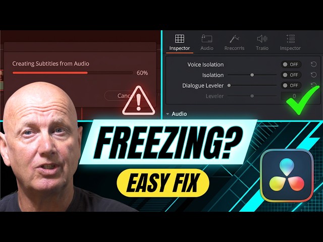 Why DaVinci Resolve Freezes on Subtitles (Solved!)