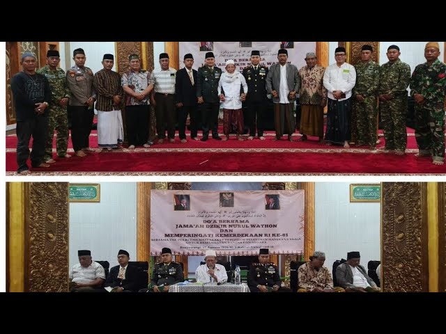 Nurul Wathon Dhikr Congregation Holds Joint Prayer for the Nation’s Safety on the Eve of the 81st...