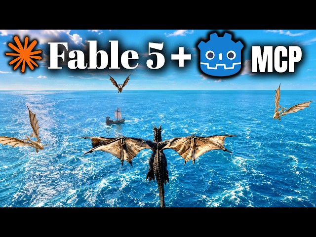 Claude Fable 5 Makes FULL GAME Using Godot MCP and Blender MCP