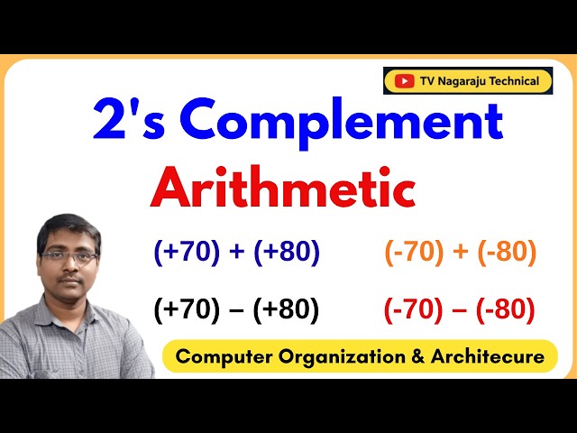 2’s Complement Addition & Subtraction with Examples | Computer Organization