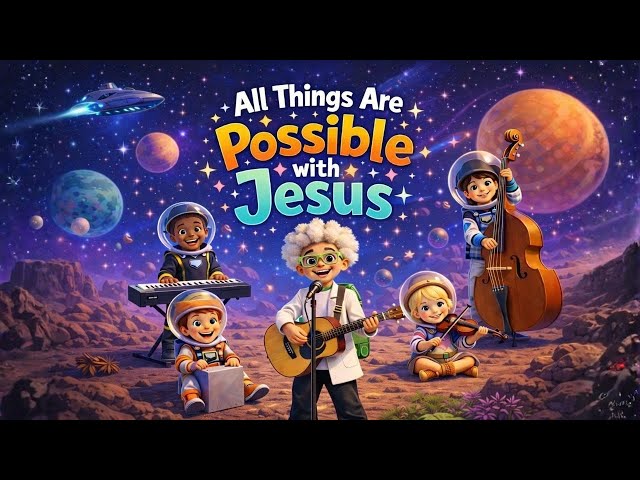 All Things Are Possible With Jesus (Bible Worship Song for Kids | Sing Along)