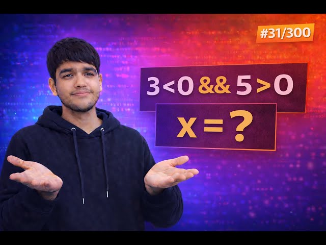 Value Of x In C | Logical AND (&&) Explained | C Language Problems #31/300