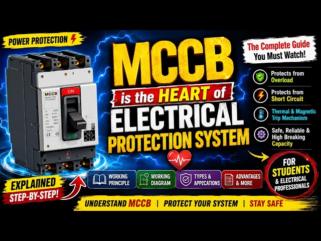 What is MCCB? | MCCB Kya hota Hai? | Working Principle, Parts & Applications | Complete Guide