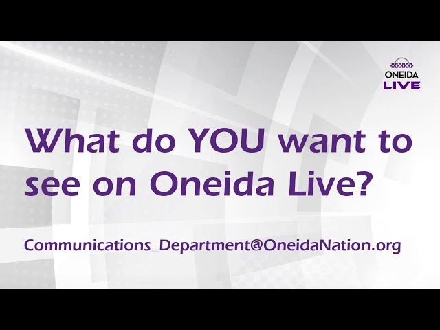 Oneida Live - August 20, 2026 | Comprehensive Housing