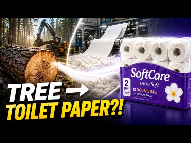Tree to Toilet Paper: Inside a $100M Mega Manufacturing Factory