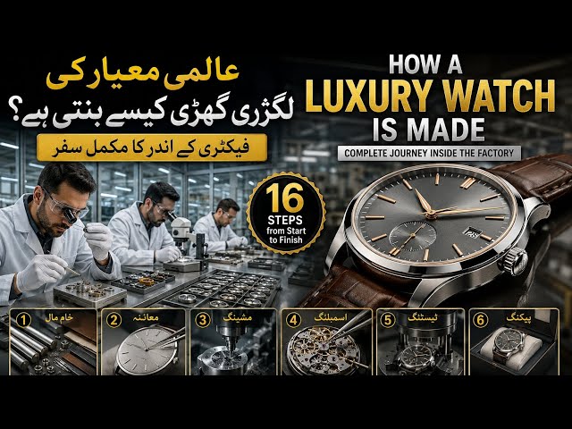 Inside a Luxury Watch Factory ⌚ | How Luxury Watches Are Made | Complete Manufacturing Process