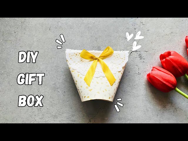 💛Turn Paper Cup into a Cute Gift Box | DIY Return Gift  Ideas #papercup #diy #giftbox