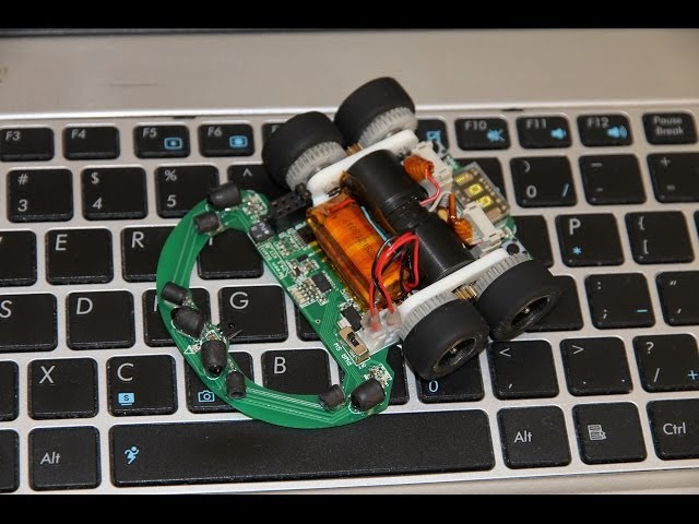 Micromouse Green Giant V4.1 Kit_B small wheel set test