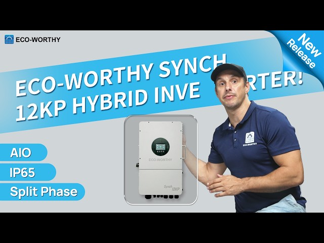 【NOT ONLY OFF-GRID】 ECO-WORTHY's First Hybrid Inverter----Synch 12KP is coming!