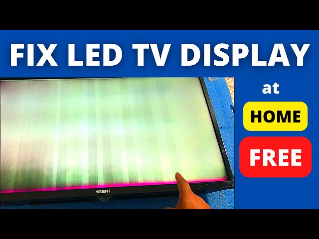 HOW TO FIX TV DISPLAY PROBLEM, HOW TO FIX WHITE SCREEN ON TV