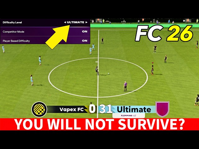 Is It Possible To Beat Ultimate Difficulty In FC 26?