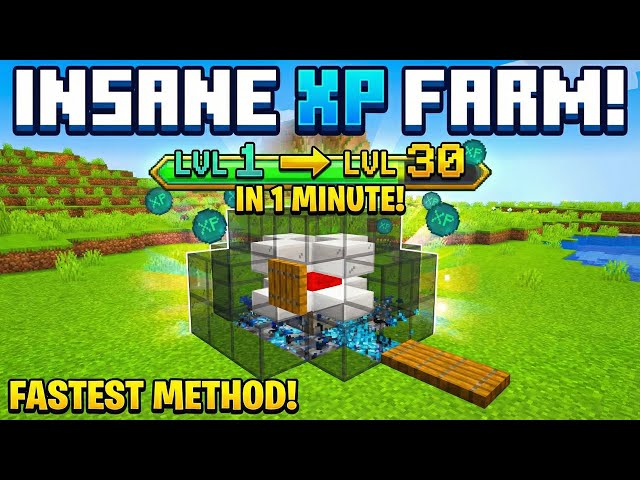BEST XP Farm for Minecraft 1.21 (Bedrock/Java)