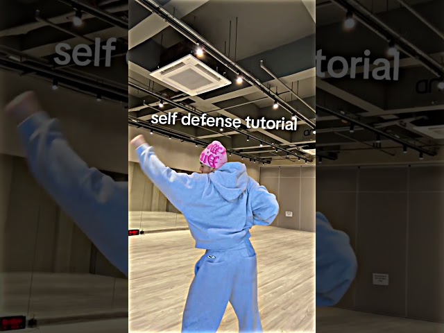 this is the self defense  tutorial you needed ( confidence tiktok dance trend ) #viral