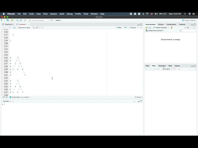 Binary Search Tree: Search and Delete Node (R6 Reference Class)