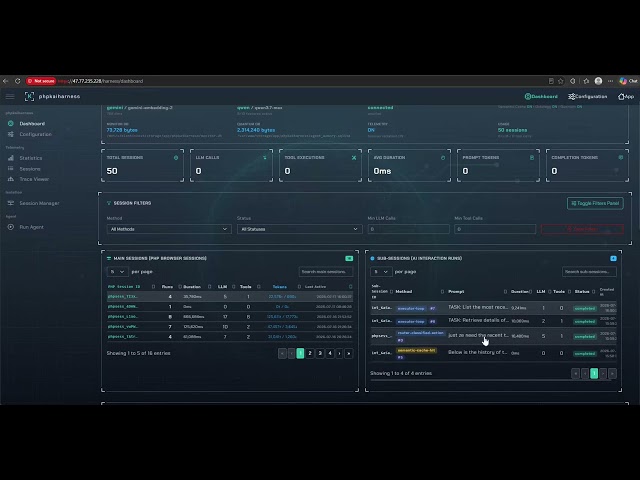 phpkaiharness  DEMO