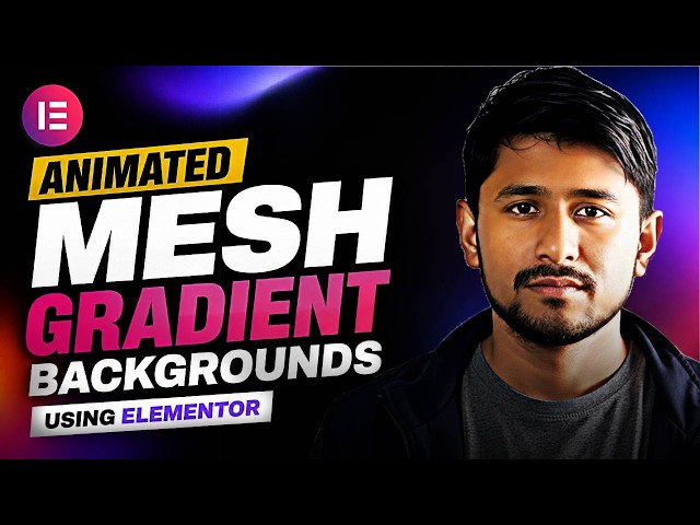 Create Animated Mesh Gradient Backgrounds in Elementor FREE!