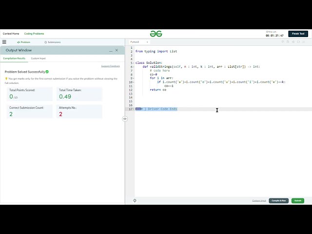 GFG Weekly Coding Contest - 139 | all solution || python || java || c++