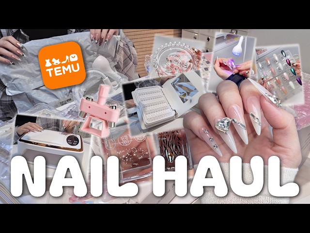 Temu Nail Haul📦 Testing My Finds (The Best Cat-Eye Magnet I've Tried!)