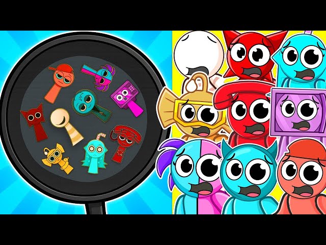 Reacting To EVERY SPRUNKI OC Pancake Art!