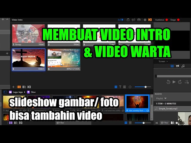 Creating an Intro or Announcement Video | ProPresenter 7 Tutorial