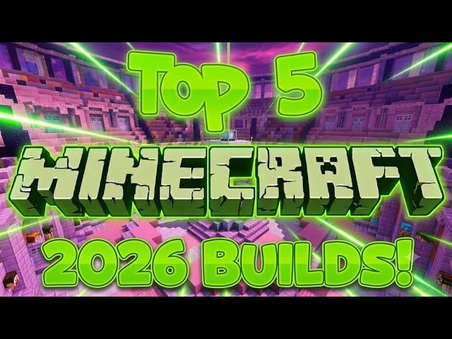 Top 5 Minecraft Builds! | RiverNetwork Minecraft SMP Server