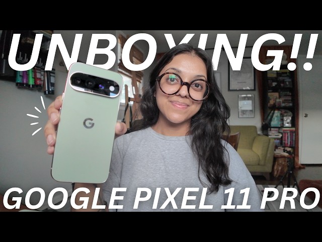 IT'S HERE 🫒 unboxing the google pixel 11 pro!