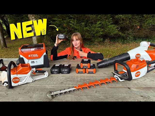 More Power! Rapid 9 Minute Charging! NEW STIHL ALL PRO Tabless Batteries!