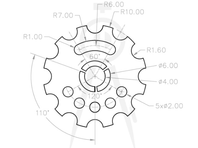 AutoCAD 2D Drawing Tutorial for Beginners -15 | Step-by-Step Practice