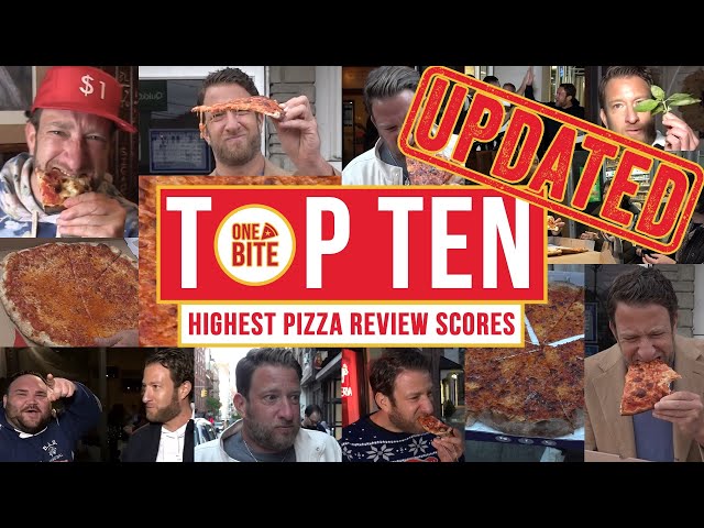 Dave Portnoy's UPDATED Top 10 Highest One Bite Pizza Review Scores EVER