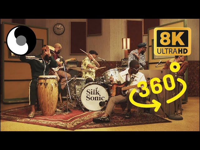 Bruno Mars, Anderson .Paak, Silk Sonic | Leave the Door Open (360 & VR 8K Video)