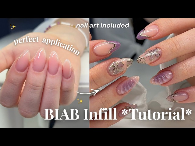 How to do a BIAB Infill like a PRO 💅🏻✨ 5+ weeks retention  *tutorial*