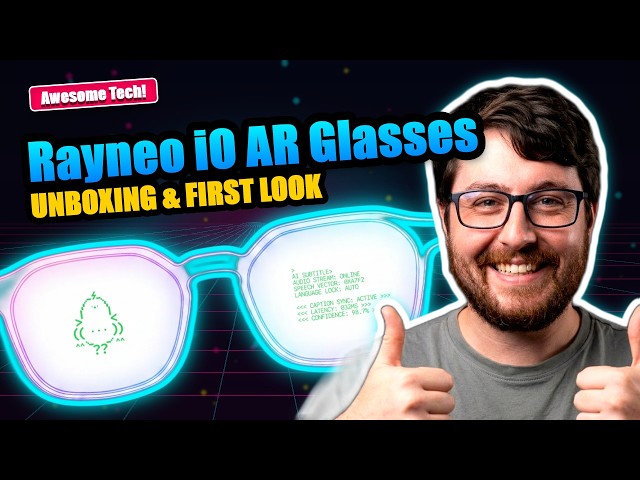 RayNeo iO AR Glasses Unboxing