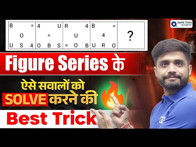 🔥 Figure Series Reasoning Tricks | Best Tricks for Figure Series Questions | Lakshya Sir