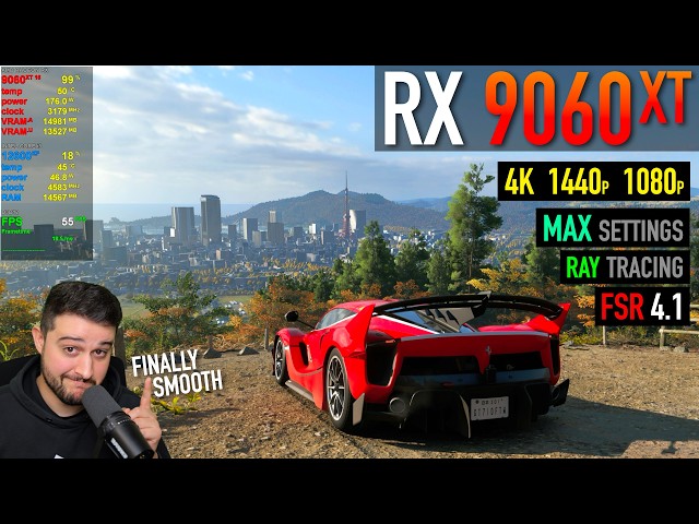 RX 9060 XT - Forza Horizon 6 - ¡¡Adiós a los tirones en GPUs AMD!!