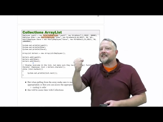 5 - Polymorphism using Arrays & ArrayList