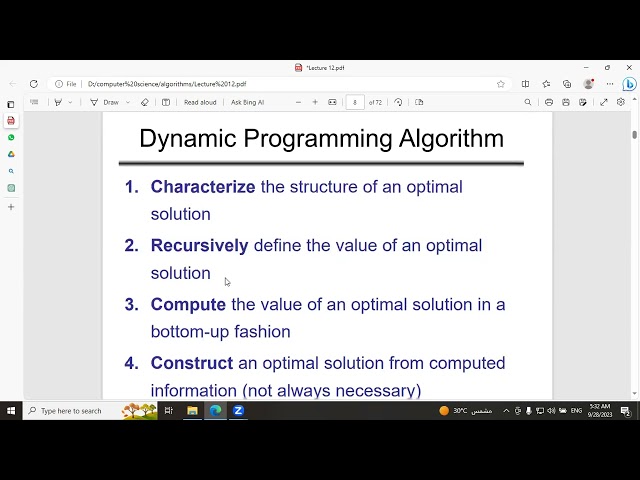 14 - lec12 Assembly Line Scheduling with Dynamic programming شرح مبسط