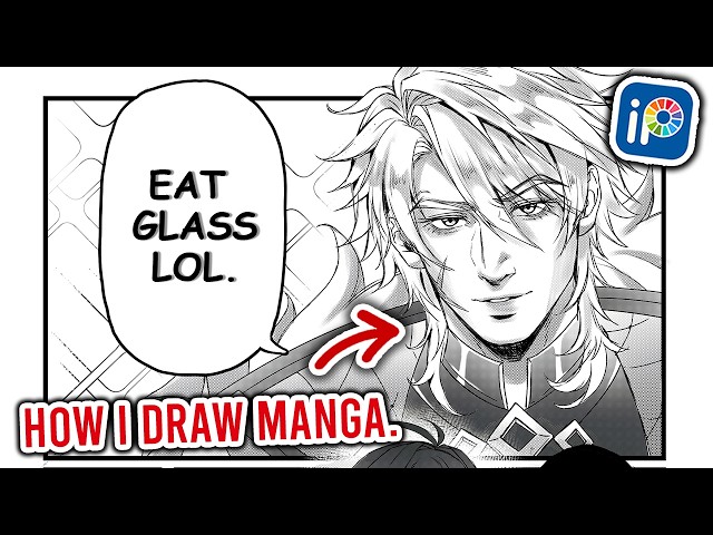 How to Draw PROFESSIONAL Manga Page in IBISPAINT